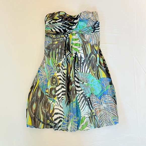 Cache Strapless Puff Mini Dress - Picture 4 of 5